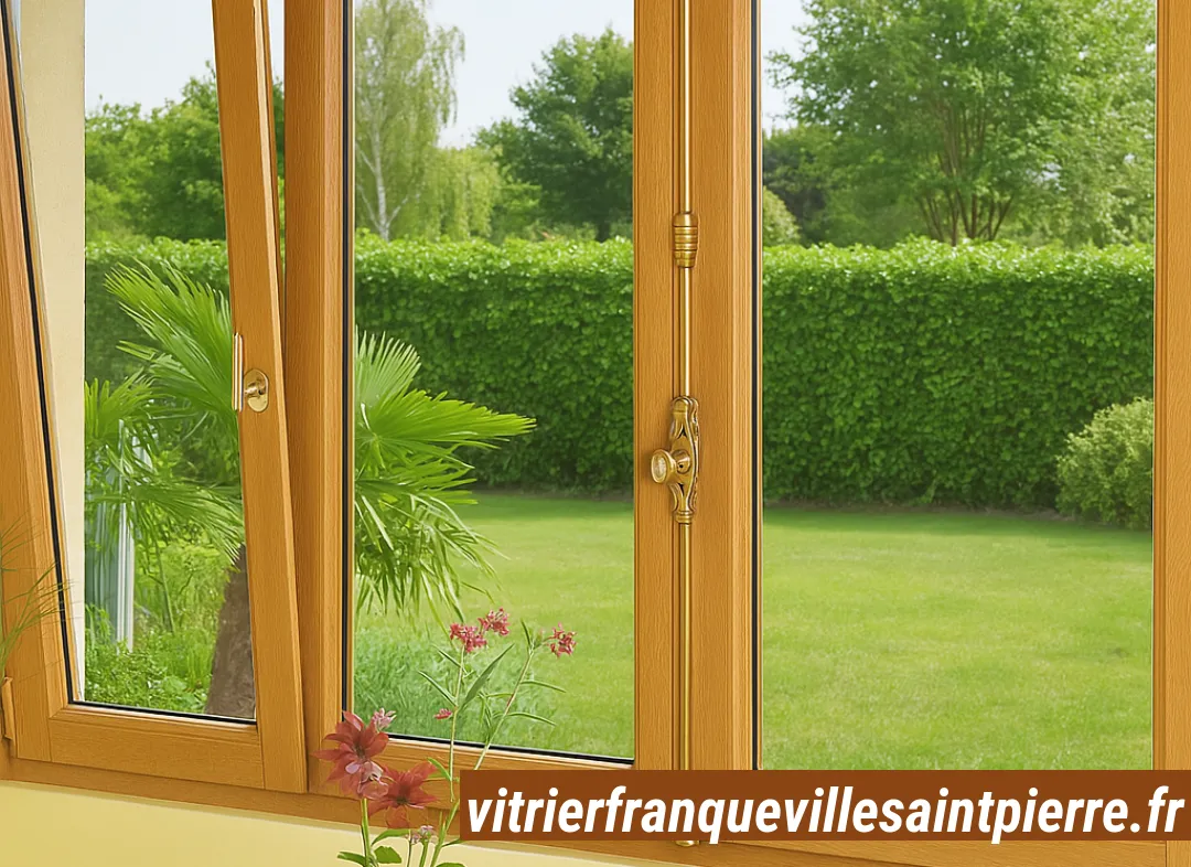 Installation de fenêtre en bois sur mesure Franqueville-Saint-Pierre